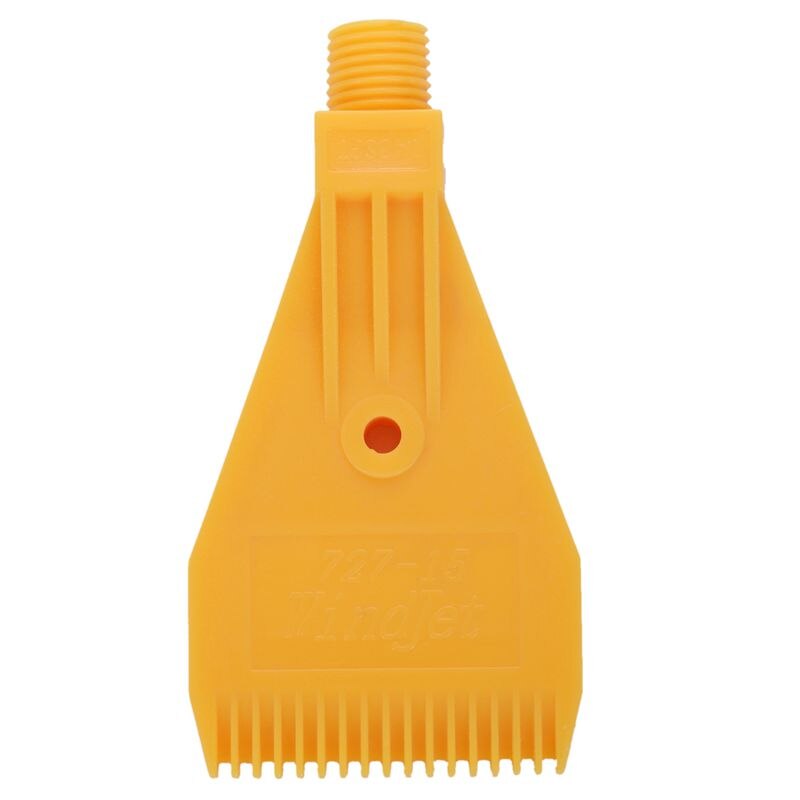1/4BSP Male Thread ABS Single Hole Air Blow Off Flat Jet Nozzle Yellow: Default Title