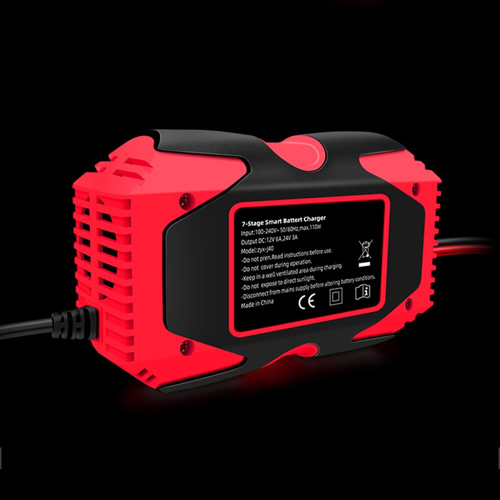 Touch Screen 12v Digital LCD Display Car Battery Charger 24v Full Automatic Power Puls Repair Chargers Auto Battery Terminal