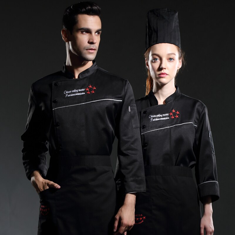 M  to 4xl stor størrelse kokk jakke hotell kvinner og menn kokk slitasje western restaurant kokk master coat
