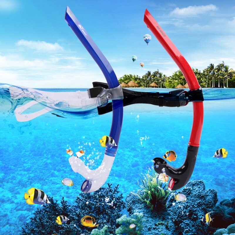 1pc Open Top Swimming Breathing Tube Snorkel Underwater Diving Snorkeling Equipment Gear for Learner Beginer