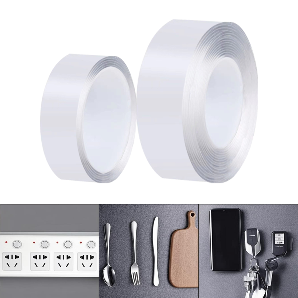 Nanotape nastro di montaggio rimovibile adesivo impugnatura riutilizzabile adesivo forte nastro biadesivo tappeto domestico poster auto