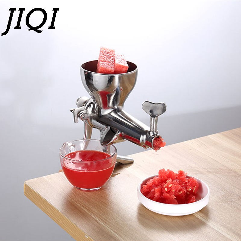 Wheatgrass Seedling juicer Hand-cranked Desktop Stainless Steel Slow juicer Slag Juice Separation Vegetable Ginger Neat juice