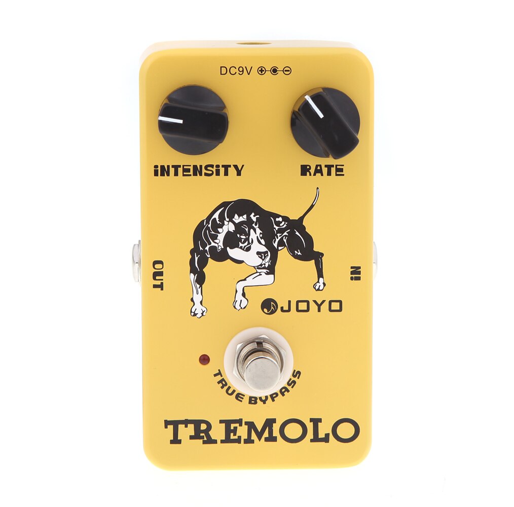 Joyo jf -09 tremolo kitarapedaali stompbox klassisten putkivahvistimien intensiteettisävel kitaraefekti pedaali kitaratarvikkeet: Default Title