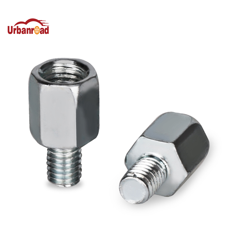 Urbanroad 2Stck Motorrad Rückspiegel Schraube 10mm Bis 8mm Gewinde Adapter Wandlung Schrauben Motorrad Spiegel Schraube