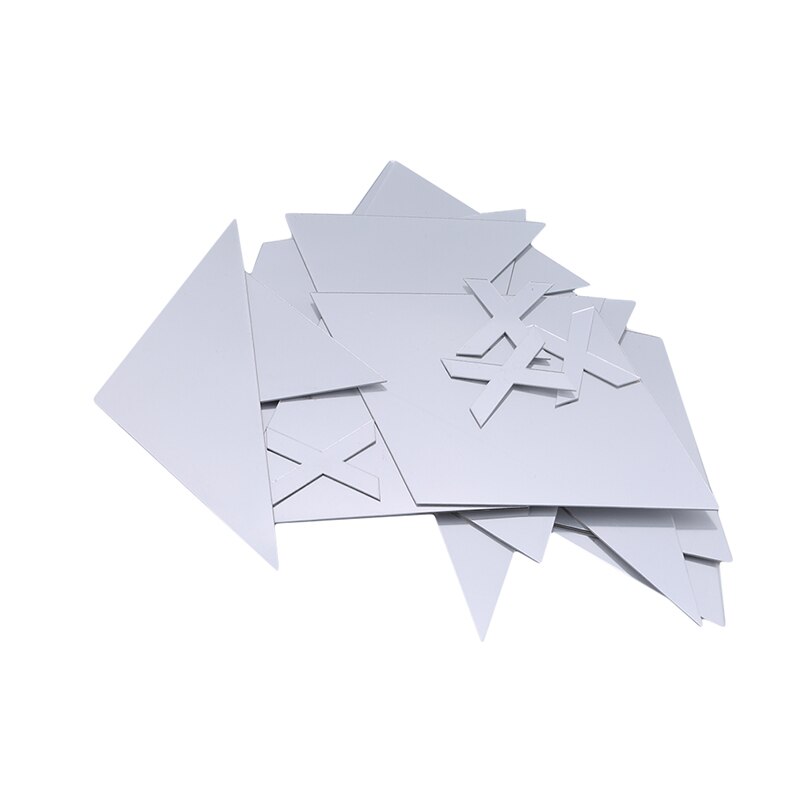 1PC Gold Silver Decoration Sticker Diamond Free Combination Acrylic Mirror Living Room Bedroom TV Sofa Background Wall Sticker: silver