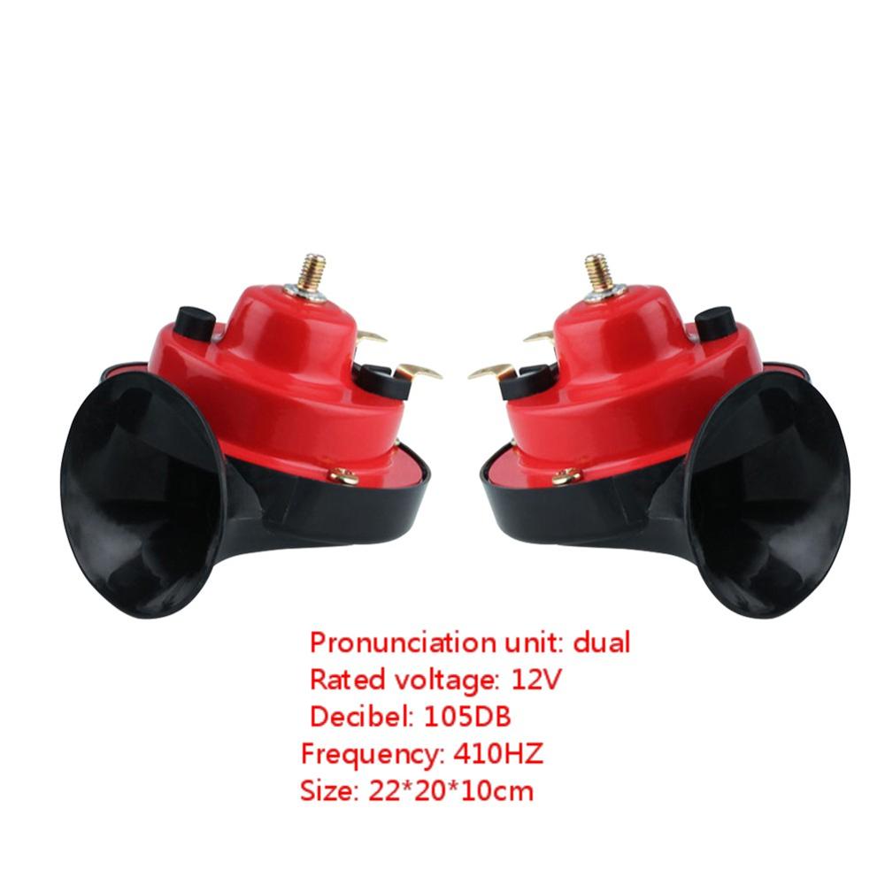 Portable Alarm Siren Universal Outdoor Personal 125dB Loud Warning Car Ornaments for Car Auto Motorcycle Truck 12V 24V