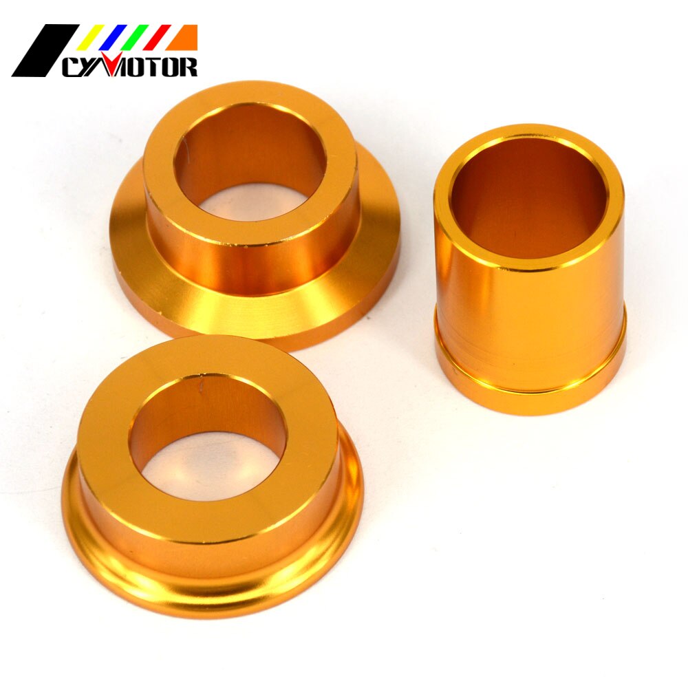 CNC Gold Front Rear Wheel Hub Spacer Axle for SUZUKI DRZ 400 DRZ400S DRZ400E 2000 2002 2005 2007