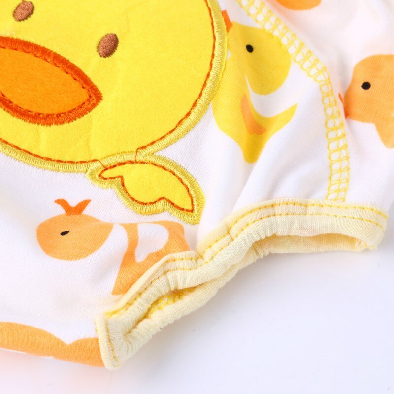 Ropa interior para bebé, pantalones de entrenamiento para niños y niñas, bragas de dibujos animados a prueba de fugas, pañales reutilizables para recién nacidos, 5 unids/lote