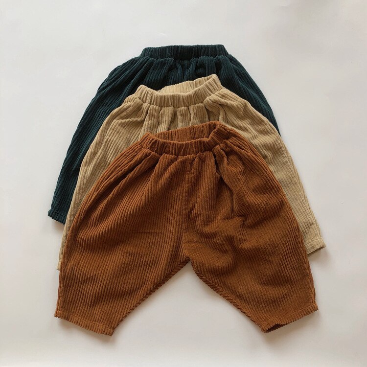 Ins Mode Kinderen Broek Herfst Winter Jongens Kinderen Corduroy Broek Gebreide Broek Kinderen Kleding