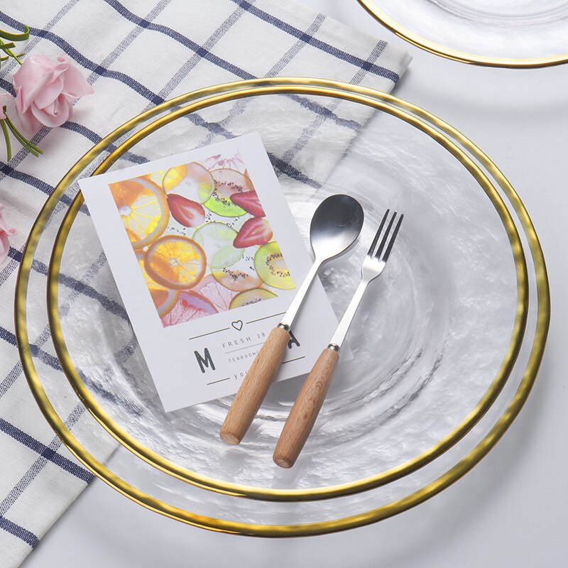 Tableware Ceramic Dinner Plate Set Dish 8/10 Inch Porcelain Cute Dessert Plate Dinnerware Hand Painted Ceramic Western Plate