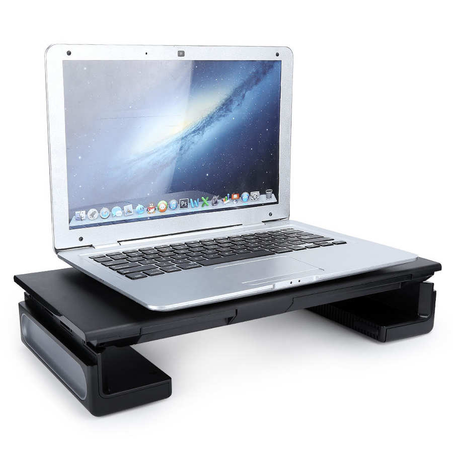 Computer Monitor Stand Desktop Monitor Heightening Bracket Plastic Notebook Riser soporte monitor escritorio