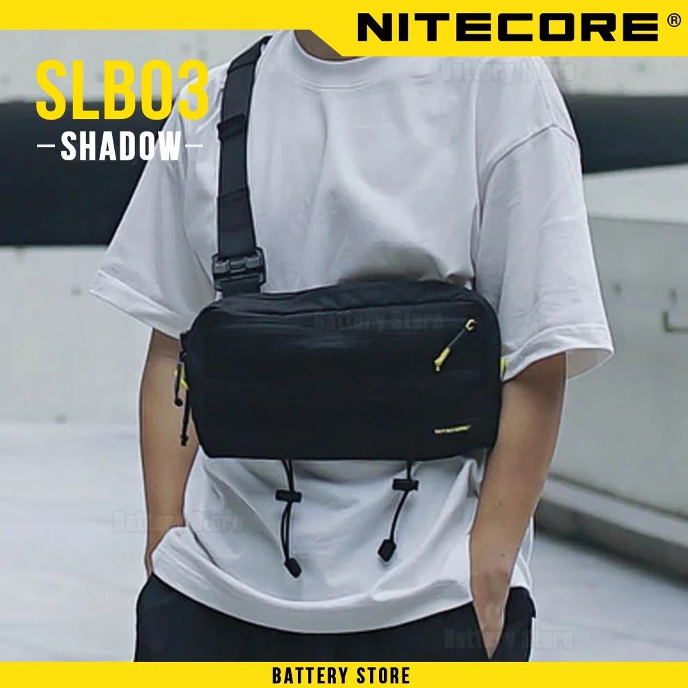 NITECORE SLB03 backpack Messenger Bag Men Shoulder Sling EDC Crossbody Bags bumbag Woman Packet Waterproof Bags: Default Title