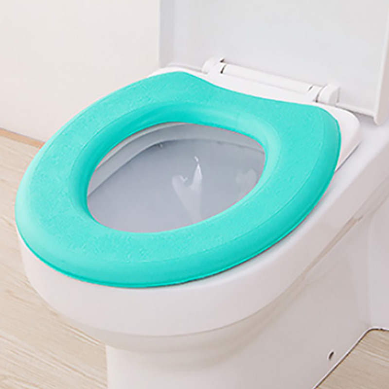 Universele Waterdichte Toilet Seat Mat Thuis Wasbare Toilet Seat Case Comfortabele Toiletbril Badkamer Accessoires: green