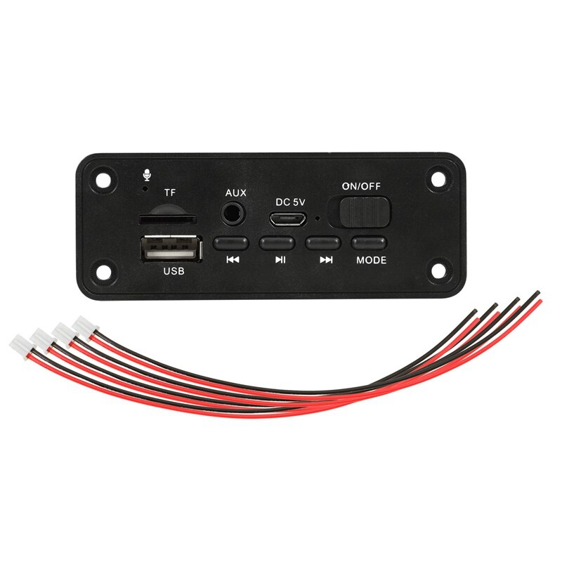 Bluetooth 5.0 MP3 Decoder Board Module 2X3W Speaker Fm Radio Module