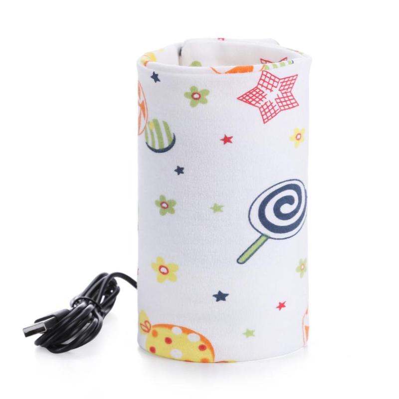 USB Baby Flasche Wärmer Tragbare Milch Reise Tasse Wärmer Heizung Kleinkind Fütterung Flasche Tasche Lagerung Bucht: 04