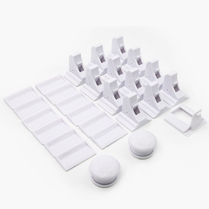 12Pcs Magnetic Children Safety Locks Baby Security Cabinet Drawer Door Locks Kids Invisible Lock Children Baby Safety Protection