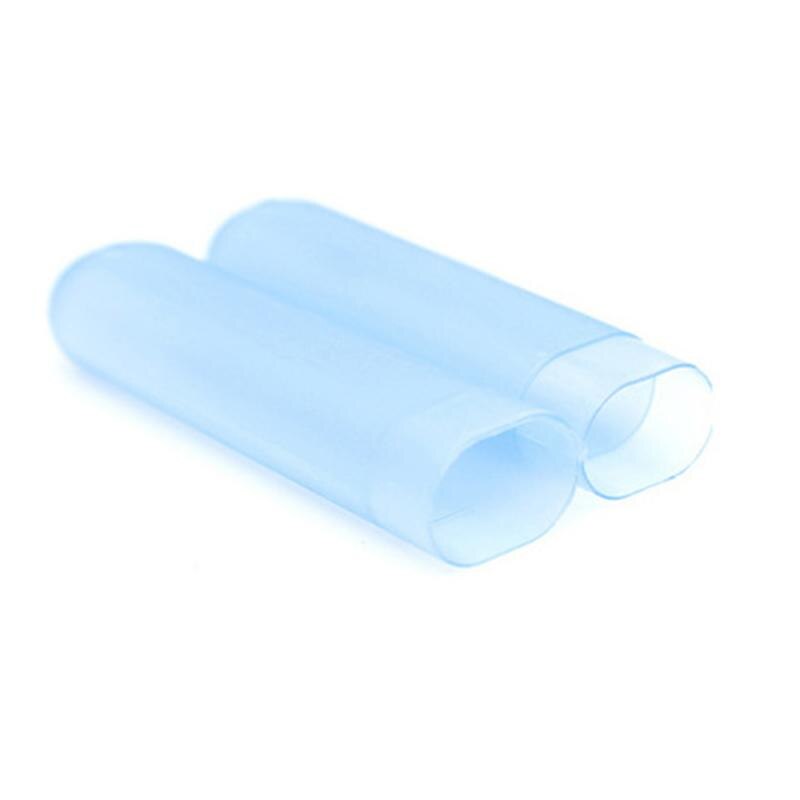 Houder Doos Boarding Draagbare Verpakking Organizer Travel Accessoires Tandenborstel Buis Cover Case Cap Plastic Koffer Kleur Willekeurige