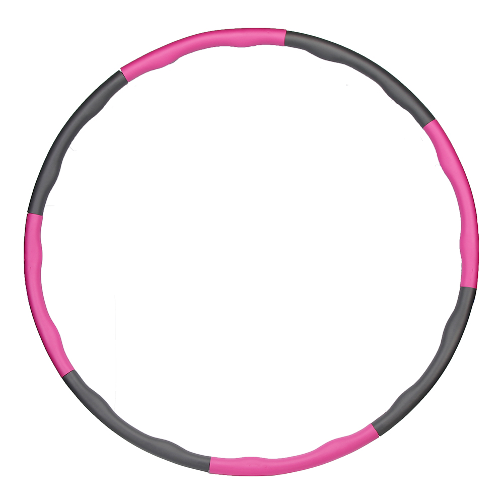 Fitness Hoop Body Building Thin Waist Fitness Circle Waist Exercise Slimming Sport Hoops Women Reduce Weight Fitness Equipment: Gray