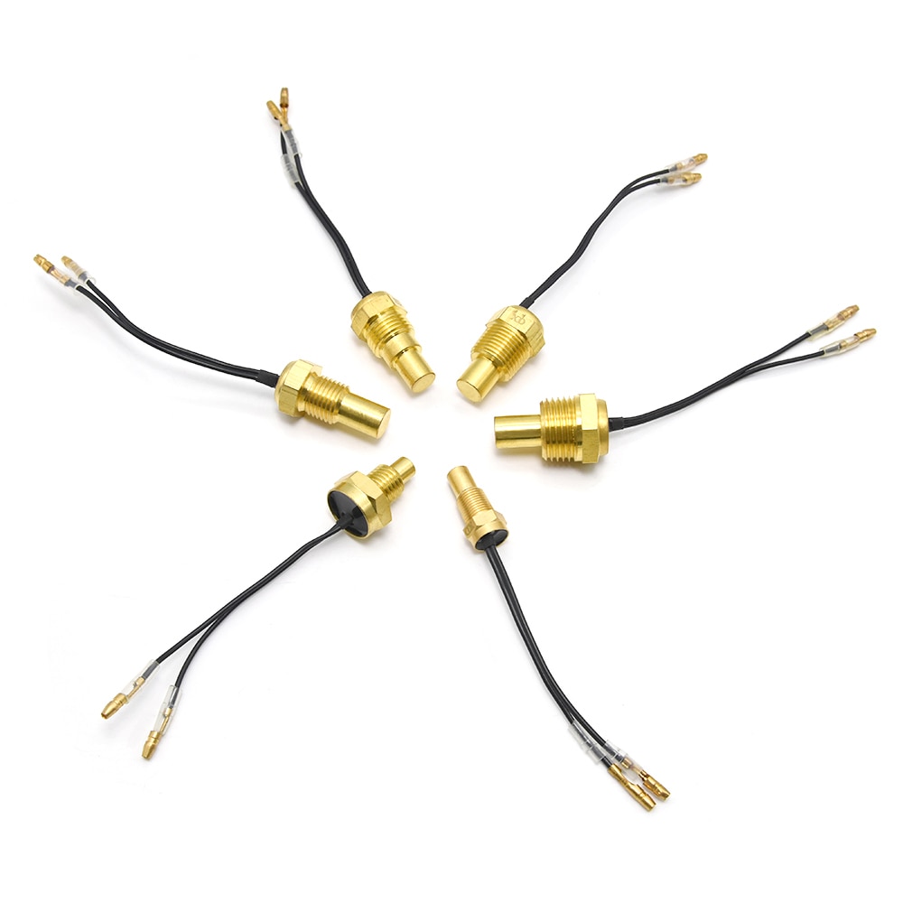 12V/24V Auto Vrachtwagen Digitale Water Temperatuursensor 50K Hoofd Plug 10Mm 14Mm 16mm 17Mm 21Mm Temp Sensor Auto Meter Sensor