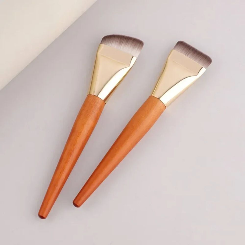 Pinceau de maquillage ultra fin pour femmes, outils de maquillage, fond de teint lisse, léger, contour plat, biseauté multifonction