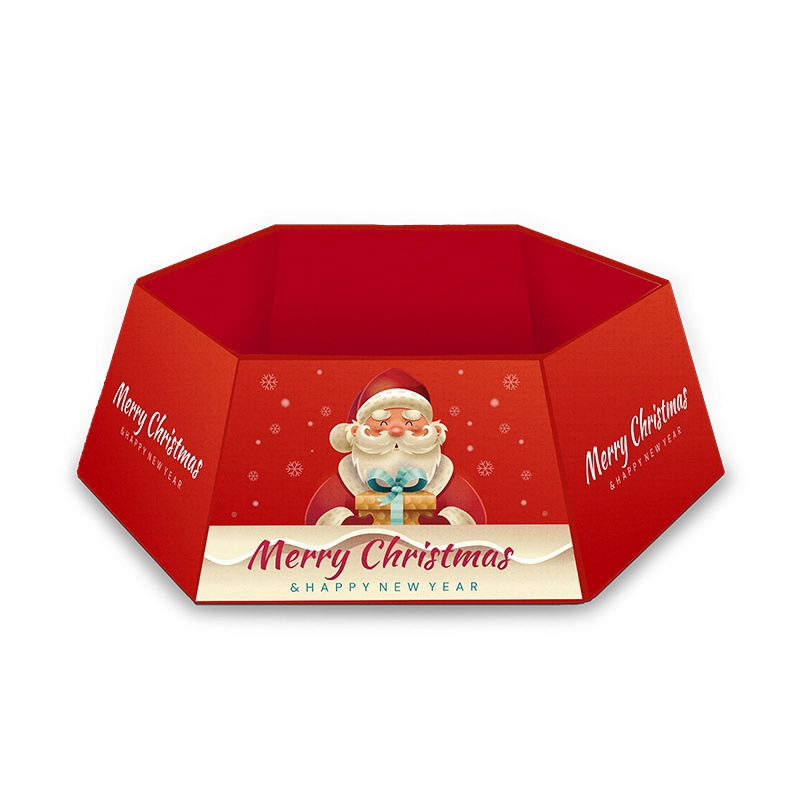 Rode Kerstboom Kraag, Kerstboom Ring, eenvoudig Te Set Boom Rok Boom Base Cover Te Versieren Uw: Light Grey