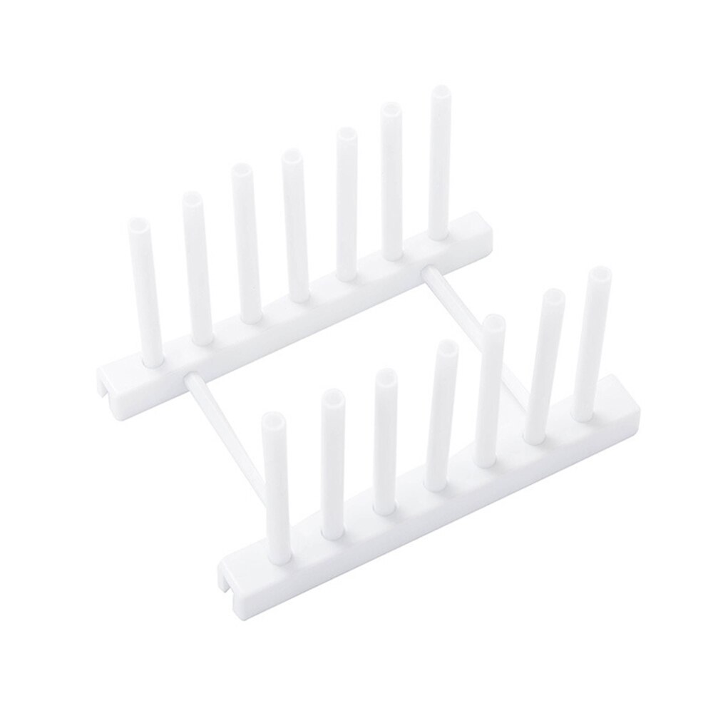 Fowecelt Dish Drainer Tray Kitchen Accessories Organizer and Storage Dish Drying Rack Plate Cups Stand Holder Shelf: White