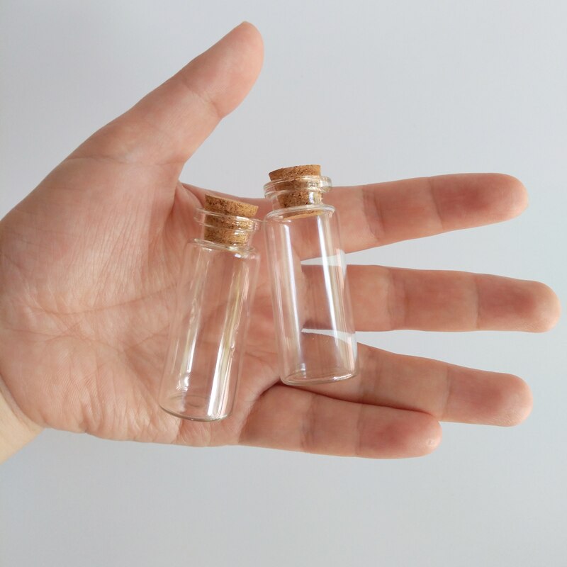 50pcs/lot 12ml clear glass vials 22*55mm diameter 22mm Wishing glass bottles with cork Home crafts Essential oil bottle