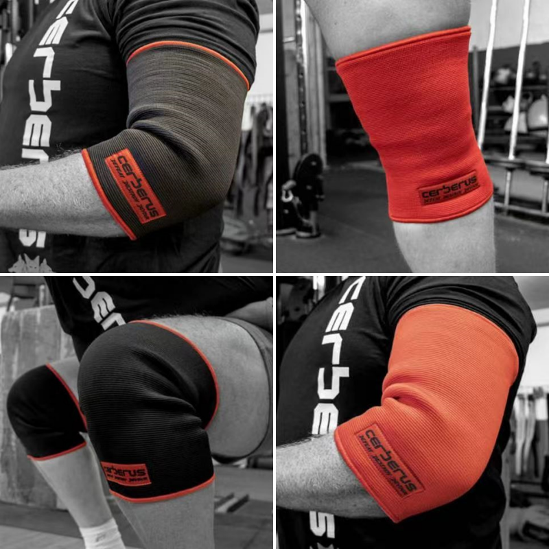 Kraft Gewichtheben-Ellenbogen-Ärmel, hockende Knie-Ärmel für Gewichtheben, Bodybuilding, Beruf, Kreuzheben-Ellenbogen- und Knie-Ärmel