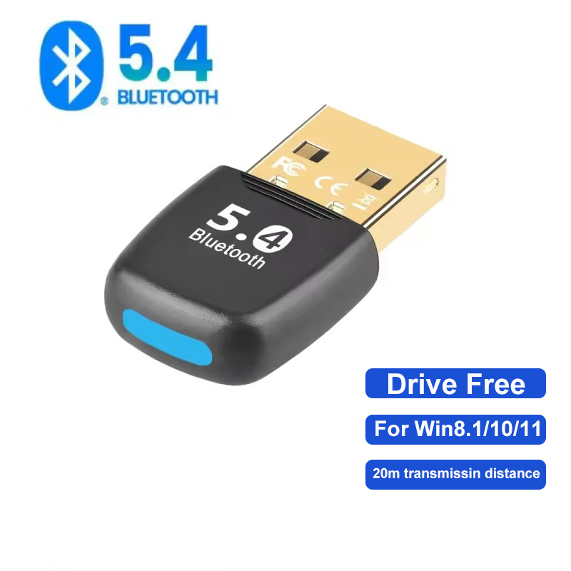 USB Bluetooth 5.4 Adapter Absender Bluetooth Empfänger Audio- Bluetooth Dongle kabellos USB Adapter für Computer PC Laptop
