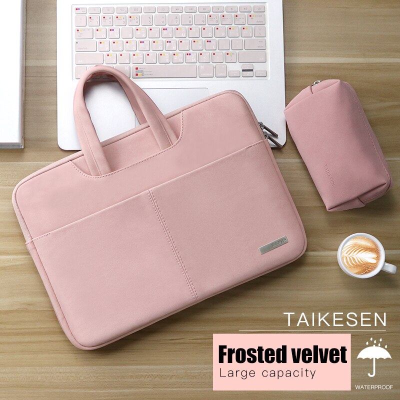 Laptop Tasche 13,3 15,6 14 zoll Wasserdichte Notebook Tasche Für Macbook Fall M1 Air Pro 13 15 Huawei Schulter handtasche Aktentasche