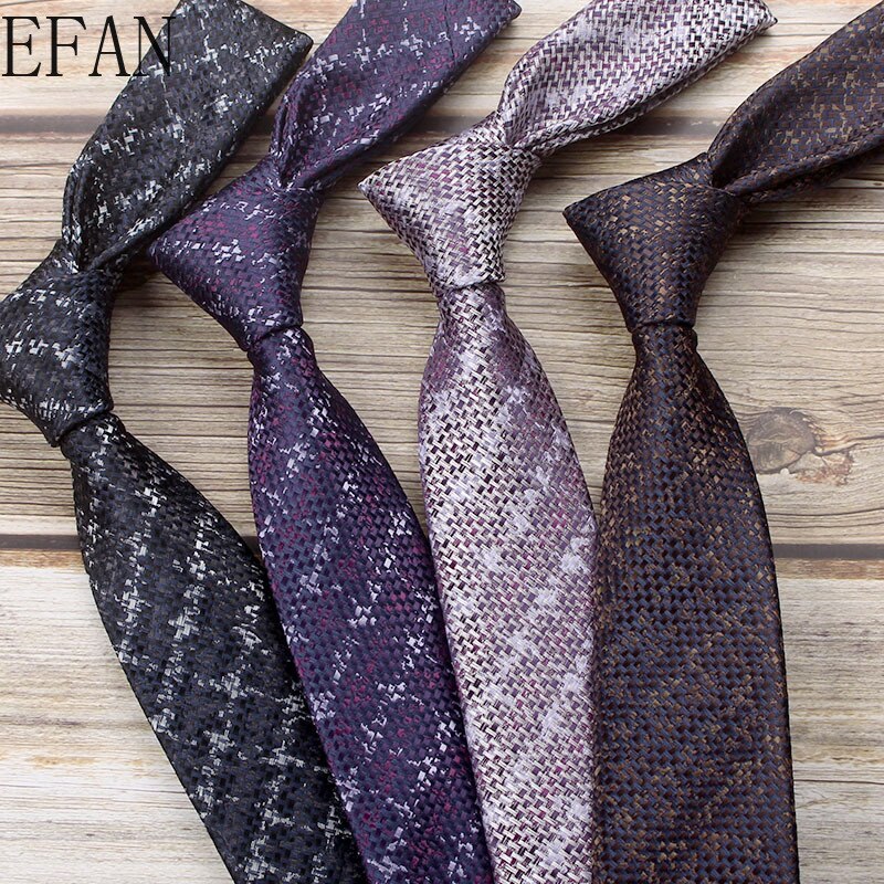 Corbata estrecha de 6cm para hombre, corbatas de seda de poliéster hechas a mano, estilo británico informal, 1200 agujas,