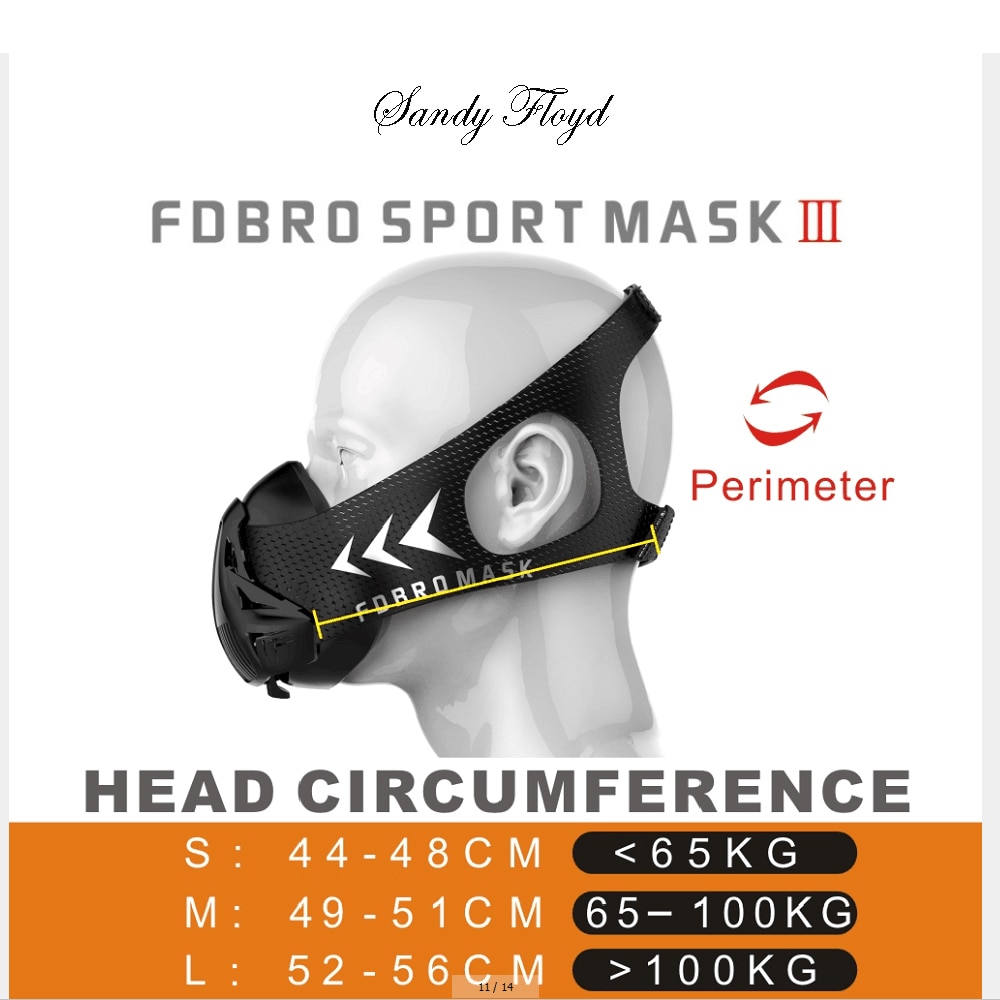 Fitness training sports mask 3.0 sports mask Fitness ,Workout ,Running , Resistance ,Elevation ,Cardio ,Endurance Mask
