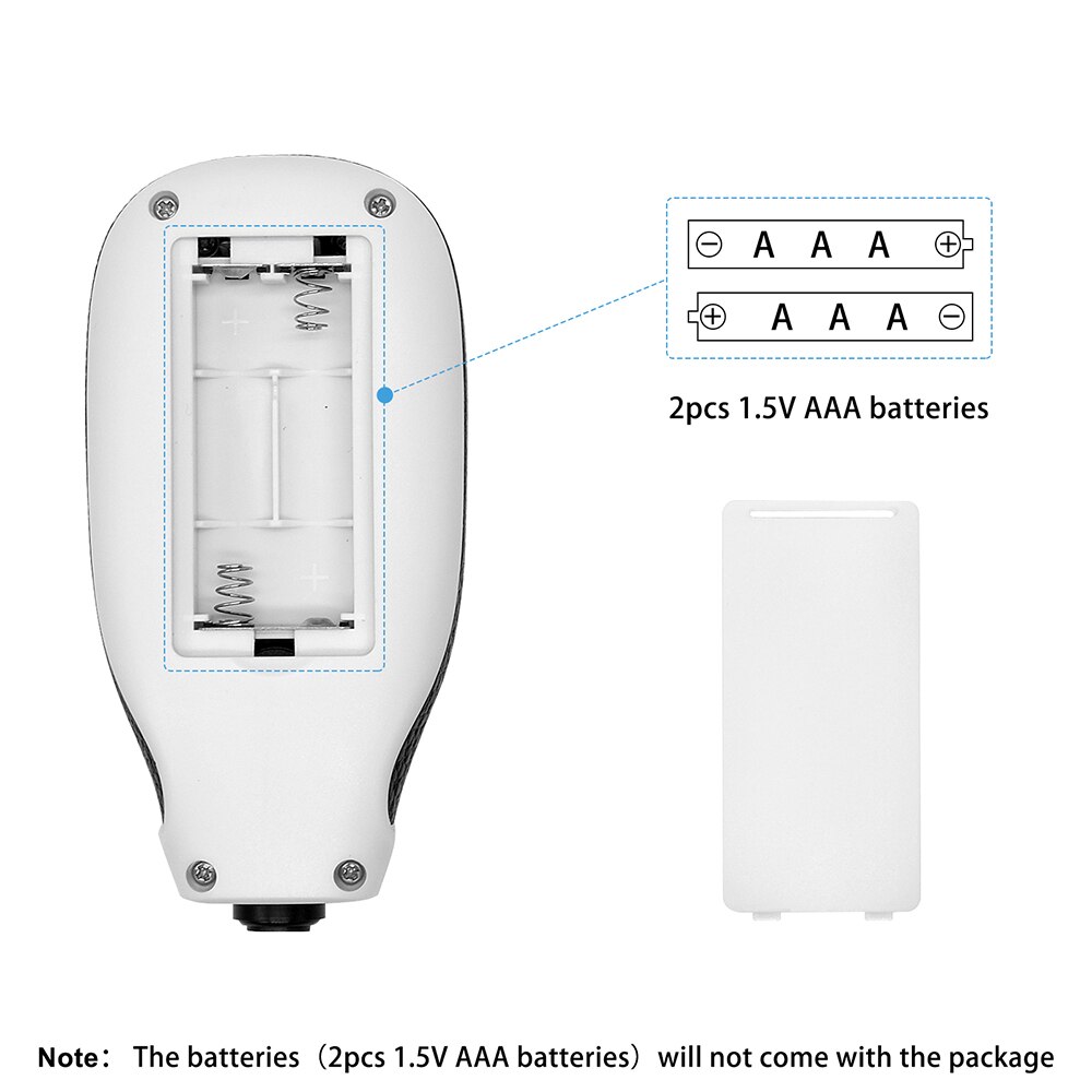 With Backlight LCD Display Calibration Function 0.01mm 1mil For Car Automotive Digital Coating Thickness Gauge Thickness Meter