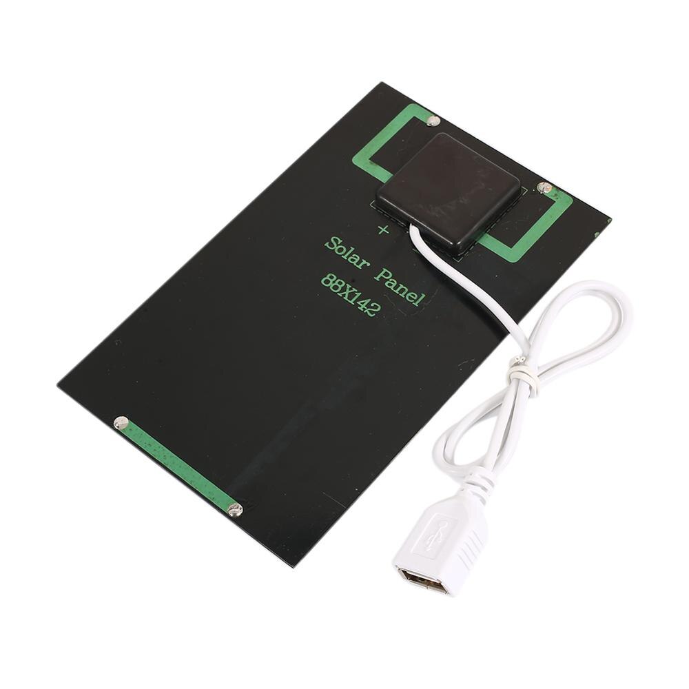 1W Solar 6V USB Power Panel Solar System Chargers Phone DIY Fast Charger Outdoor Travel Light Portable Tablet Solar Generator