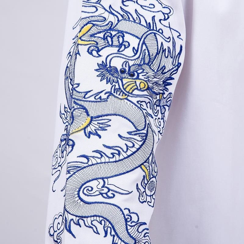 ! Restaurant Coffee Bar Kitchen Uniform Gentman Man Chef Jacket Long-sleeve Chef Work Suit Concise Work Uniform B-6484