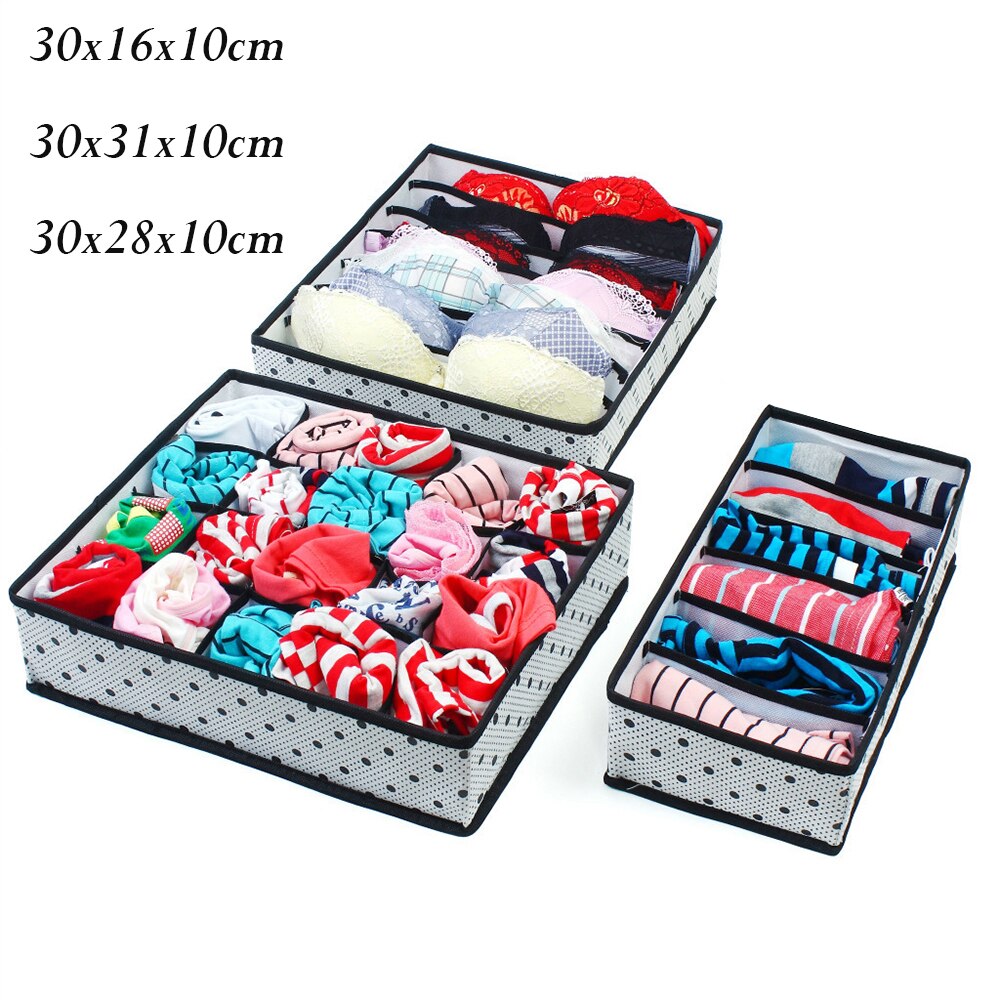 30 komórka bambusowy węgiel drzewny bielizna krawaty skarpetki szuflada Organizer robić szafy skrzynka