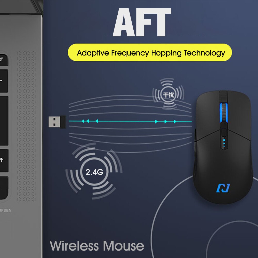 Rechargeable 2.4G wireless mouse office business 2.4G Wireless Ergonomic Mouse For PC Laptop