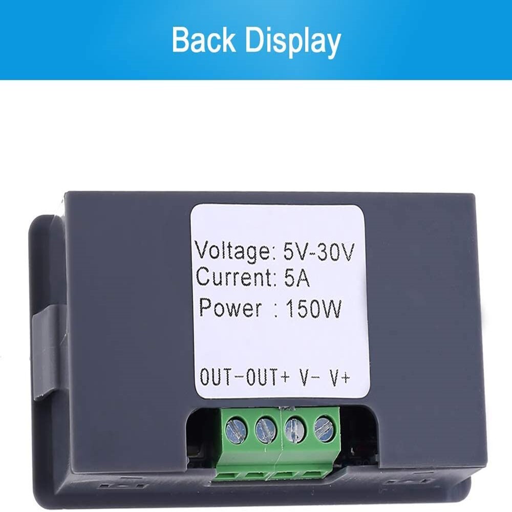 Dc 5-30V 12V 24V 5A Dc Motor Controller Pwm Verstelbare Speed Digitale Display Encoder Duty verhouding Frequentie Max 15A ZK-MG