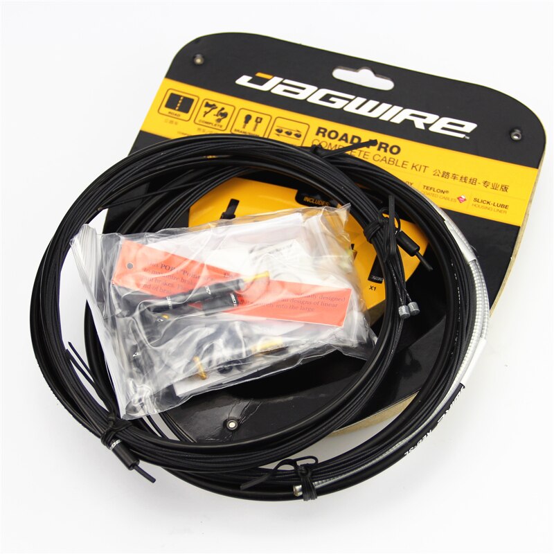 Jagwire Road Pro Bicycle Kits Kevlar Housing Teflon LEX SL KEB Complete Shift Brake Links Bike Cable Sets