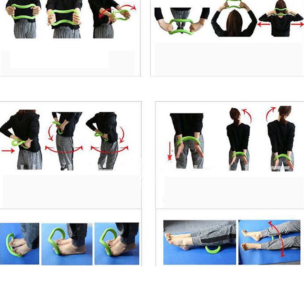 Yoga Pilates Kreis Brust Expander Zurück Training Workout Bodybuilding Fitness Abnehmen PP Magie Taille Form Pilates Ring