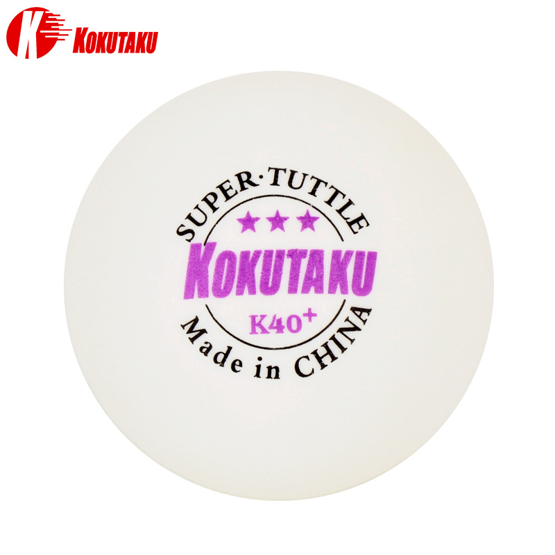 Kokutaku bola de pingue-pongue, de plástico abs 3 estrelas 40 + mm 2.8g, para jogos de ping-pong