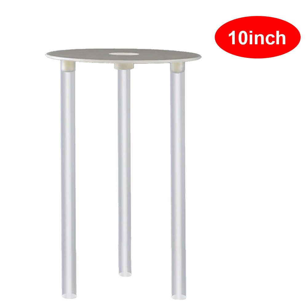 Support de gâteau à multicouches, joint de gâteau rond étagère à Dessert avec 3 supports à gâteaux en paille, Support d&#39;empilage, outils de cuisson à faire soi-même: 20cm