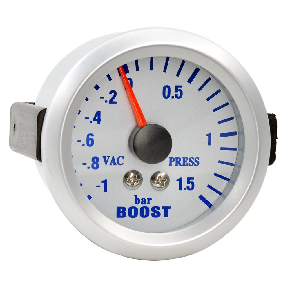 Dragon 52mm 2 Inch Auto Car Turbo Boost -1~2 Bar Gauge Clock Turbin Blue Backlight Vac Press Instrument Mete