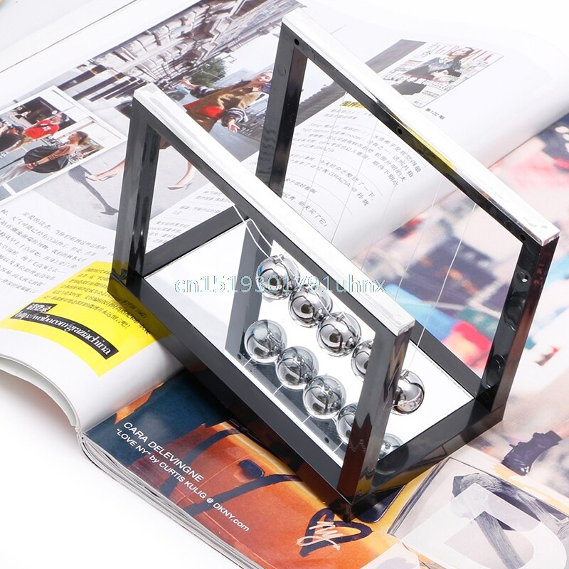 Newtons Cradle Steel Balance Ball Fun Decoration Physics Science Toy