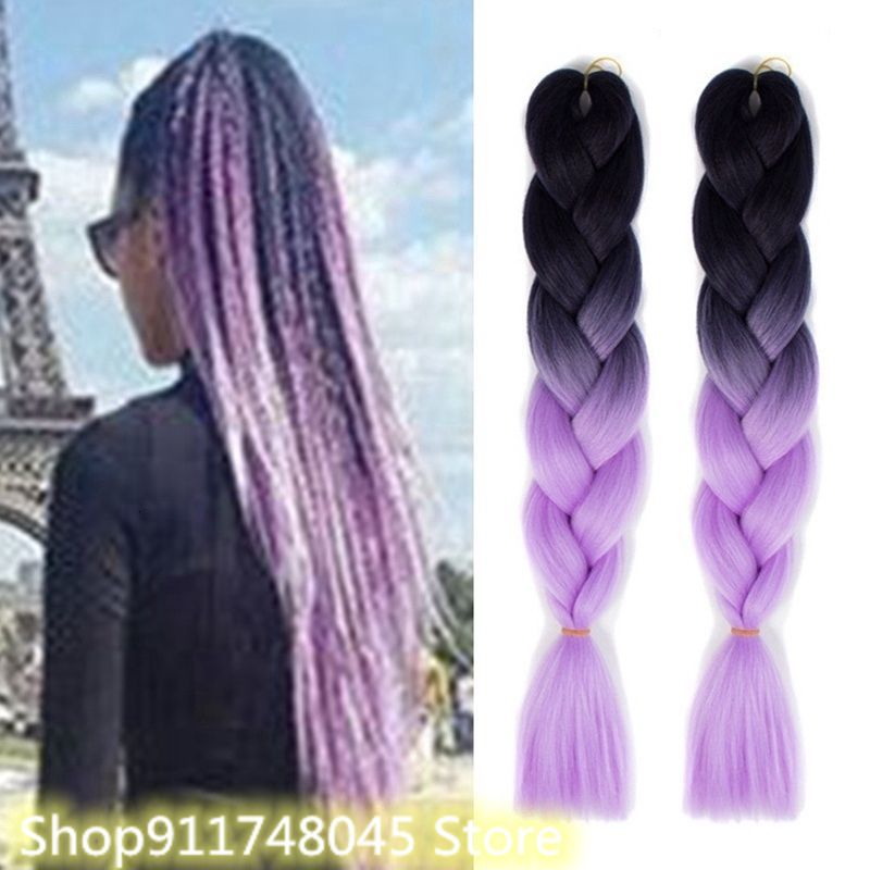Synthetic Jumbo Braiding Hair Extension Crochet Jumbo Braids Twist Synthetic Hair