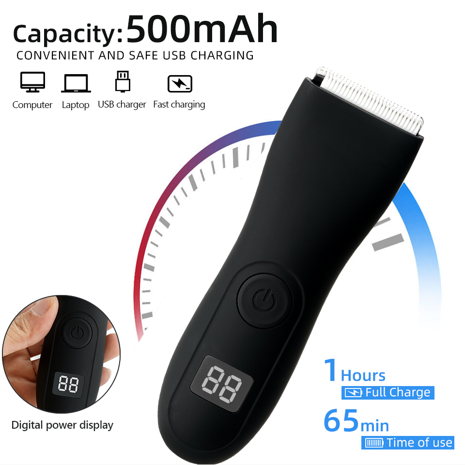 Mens Body Hair Trimmer voor Mannen Ballen Vrouwen Lady Shaver Ontharing Bikini Trimmer Lies & Body Shaver Groomer Arm Baard Scheermes