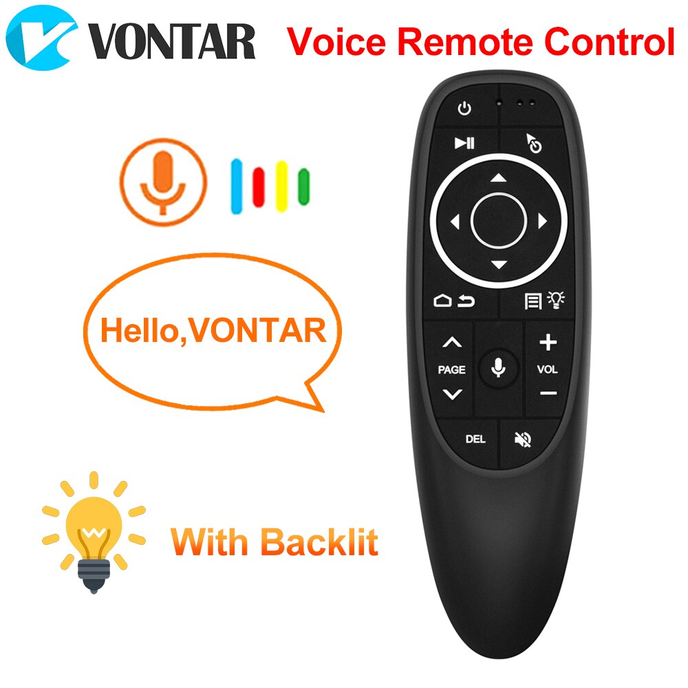 Télécommande g30 voix,  g30s souris aériennes, 2.4g mini claviers sans fil, gyroscope d'apprentissage infrarouge, assistant google pour android tv box pc: G10s pro