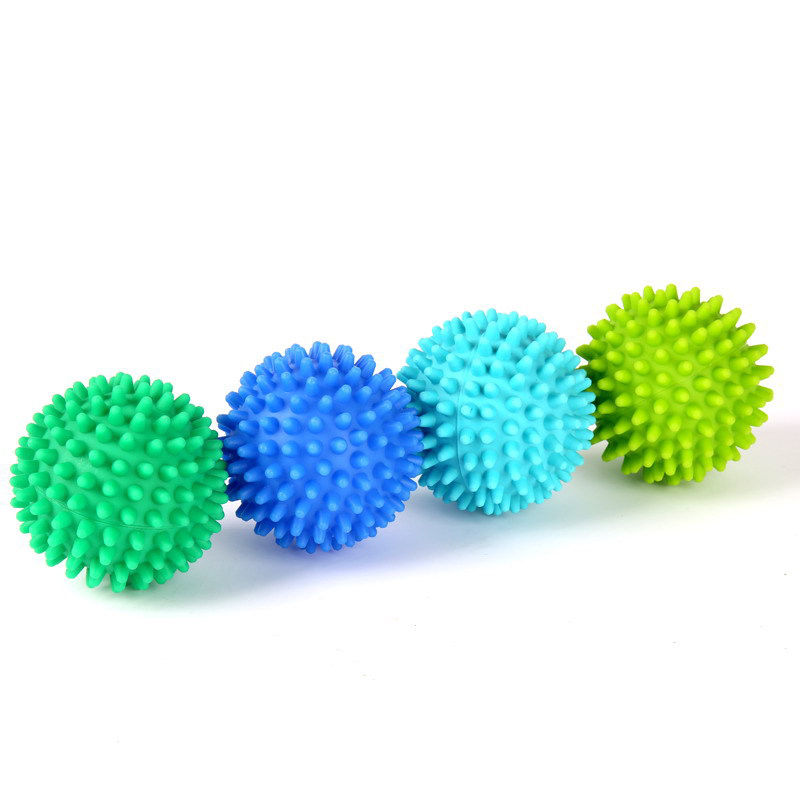 Bola de masaje con pinchos de PVC para alivio del dolor en el pie, bola deportiva de 6,5 cm para aliviar el dolor en el pie, fascitis Plantar, alivia el ejercicio