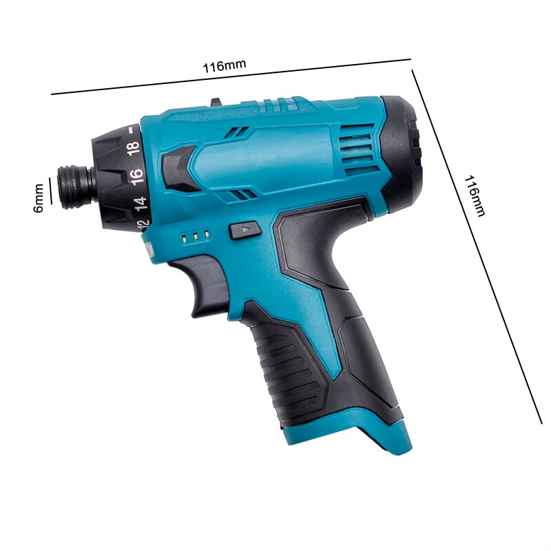 12V Lithium-ion Battery Cordless Screwdriver Electric Drill Hole Electrical Screwdriver Hand Driver Wrench Power Tools