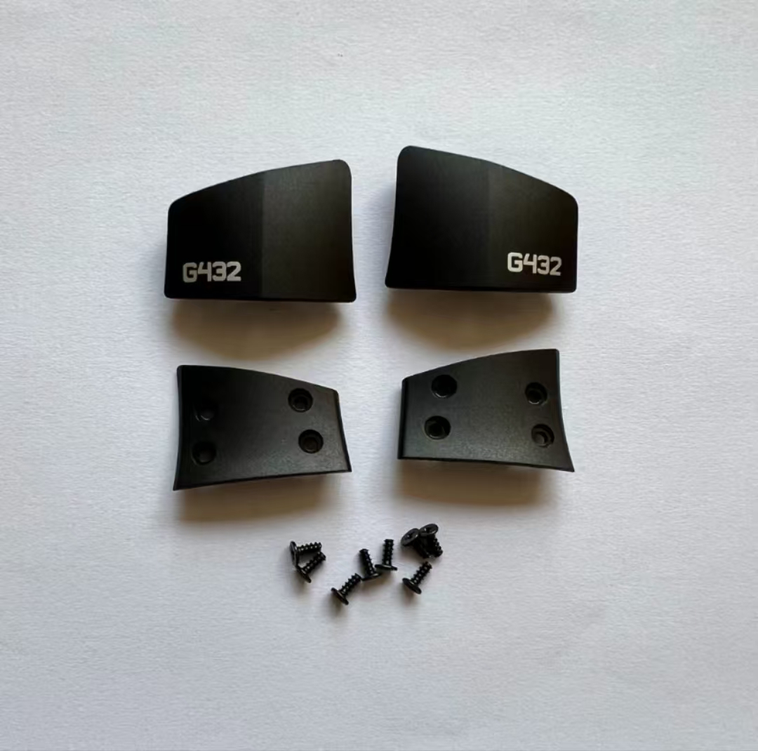 Original Ersatzteile für Logitech G432/G332 Kopfhörer, Ersatzteile aus Kunststoff mit Scharnierschnalle: dunkel Grau